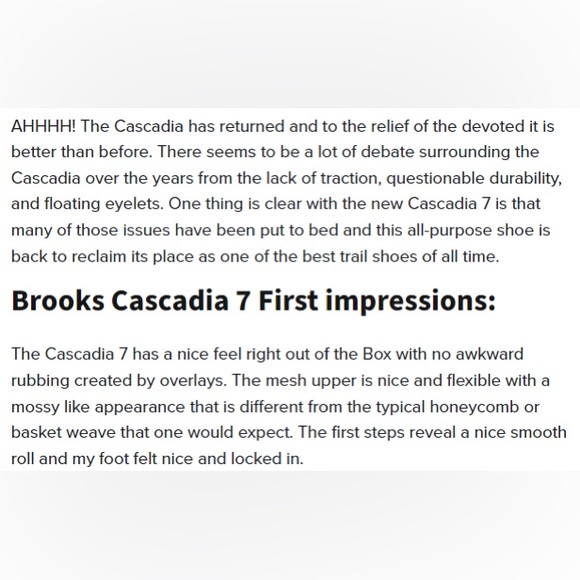 Brooks Cascadia 7 Waterproof Membrane Trail Running Hiking Shoe (9.5) - Picture 3 of 12